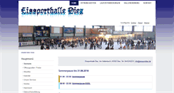 Desktop Screenshot of eissportdiez.de